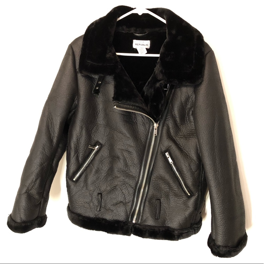 Women’s Lined Moto Jacket For The Republic